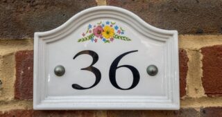 House Number Plaques